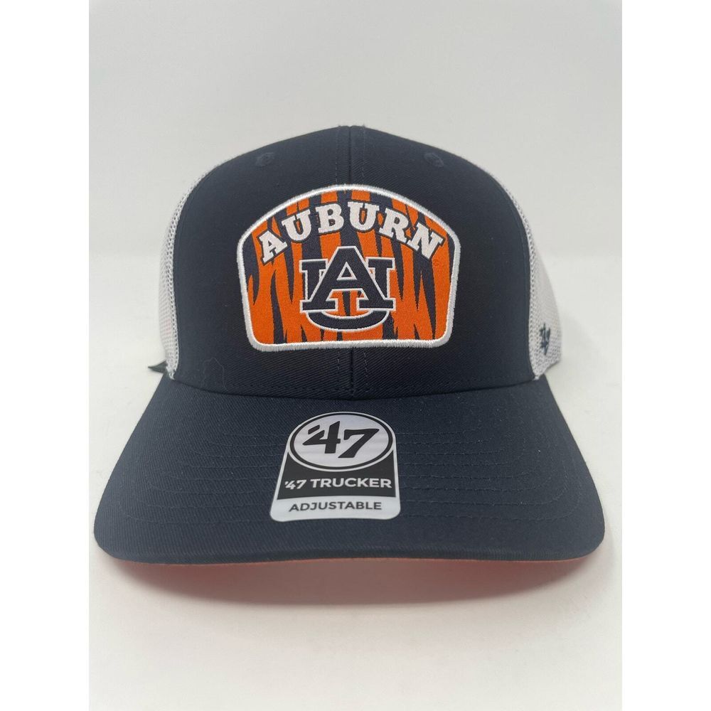 Auburn Tigers Orange Factor 47 Brand Trucker Snapback Adjustable‎ Hat Cap NEW